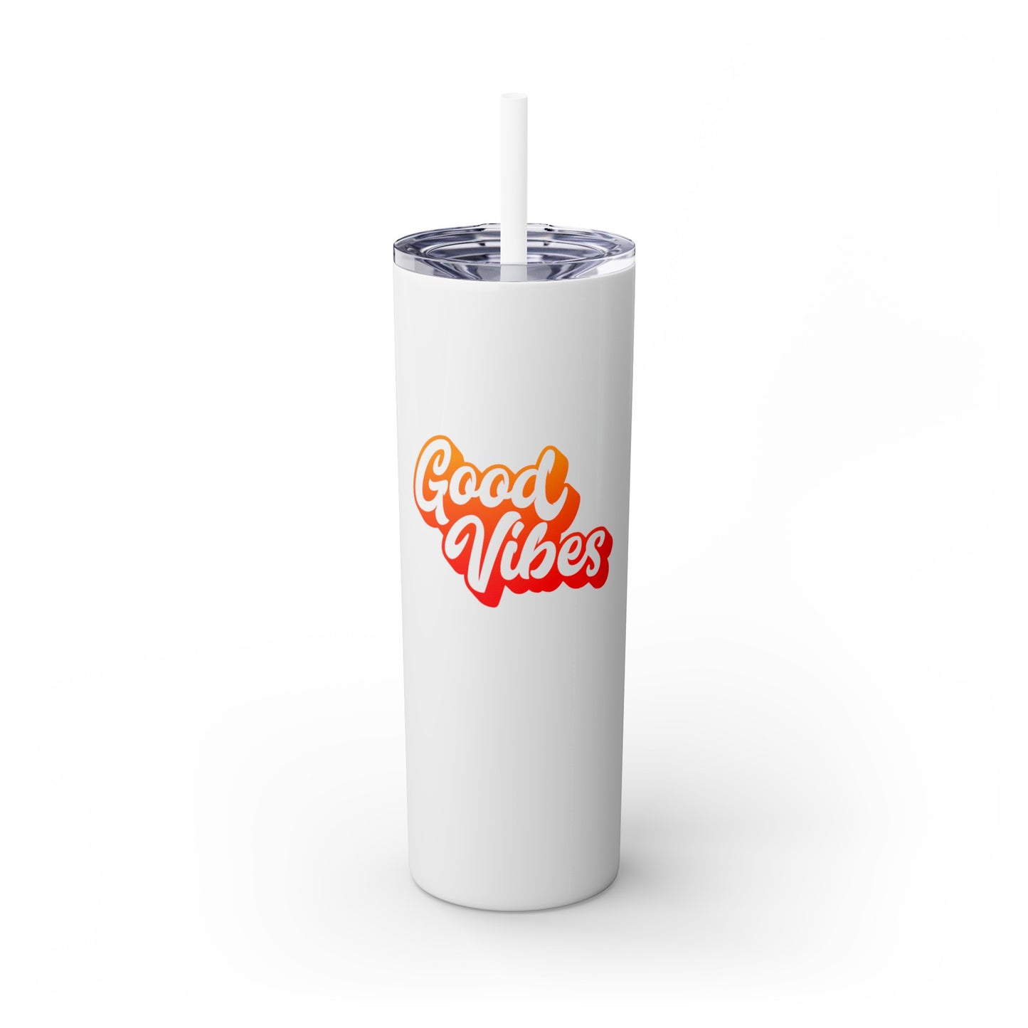 Skinny Tumbler with Straw, 20oz