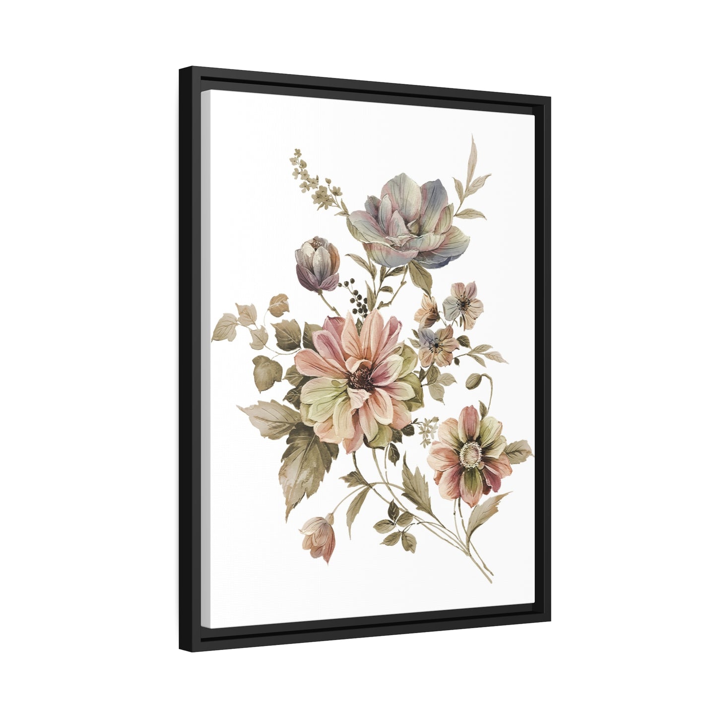 Matte Canvas, Black Frame