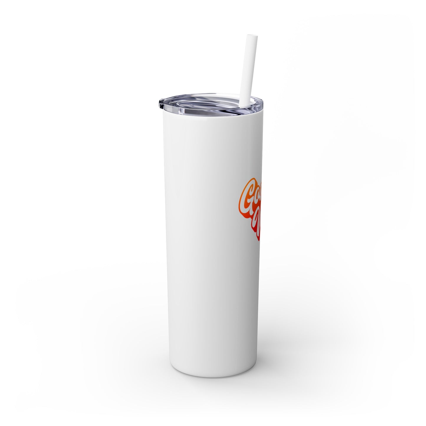 Skinny Tumbler with Straw, 20oz