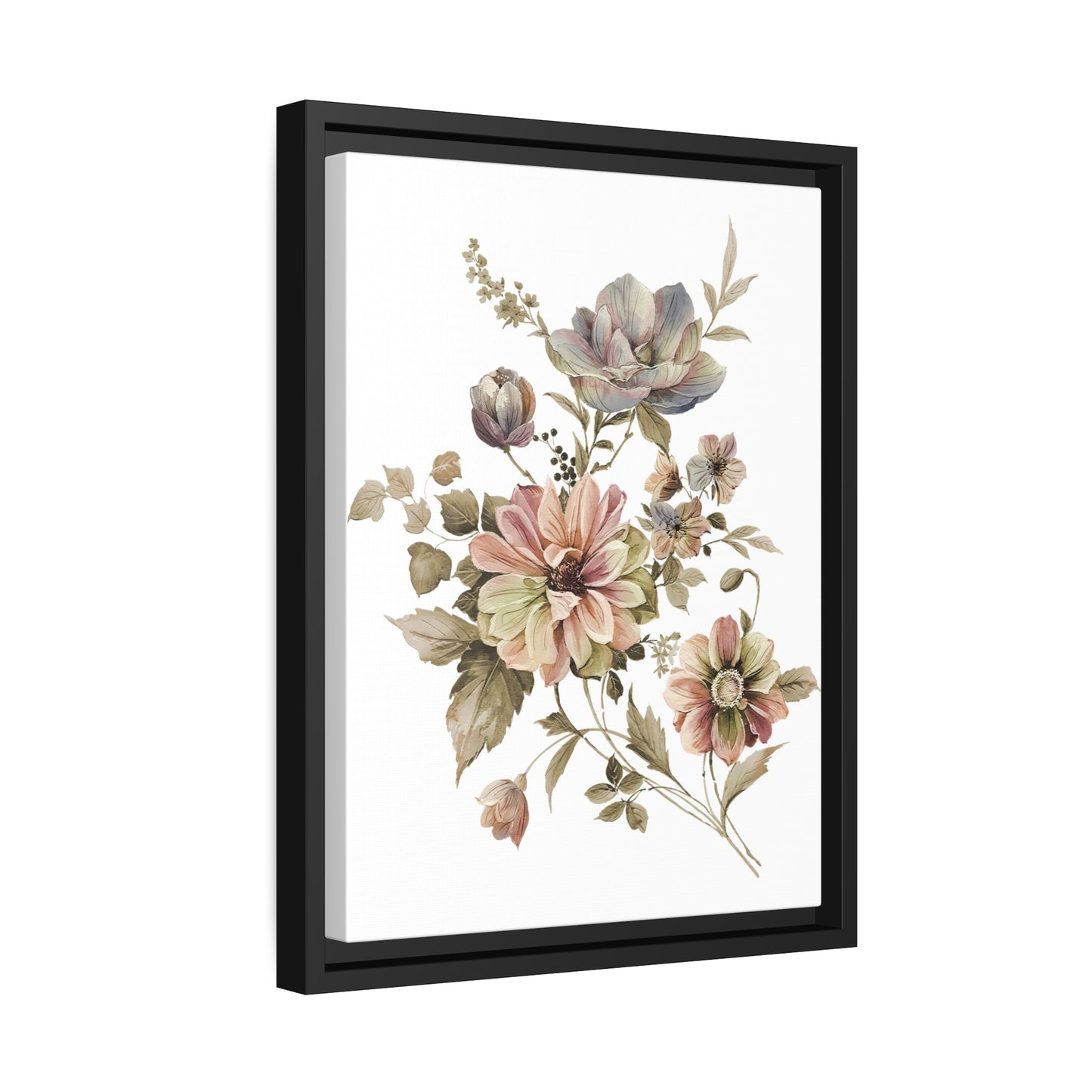 Matte Canvas, Black Frame