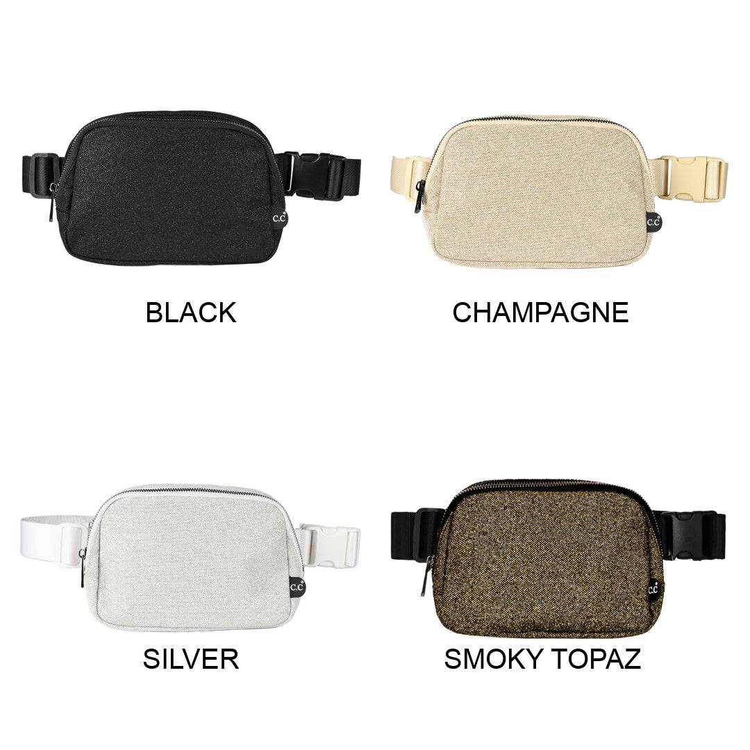 CC Glitter Belt Bag | Fanny Pack | Sling Bag