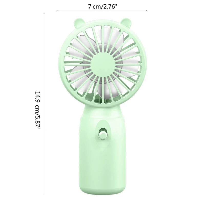 G5AA Handheld Fan Mini Cooling Fans AA-Battery Operated Small Fan for