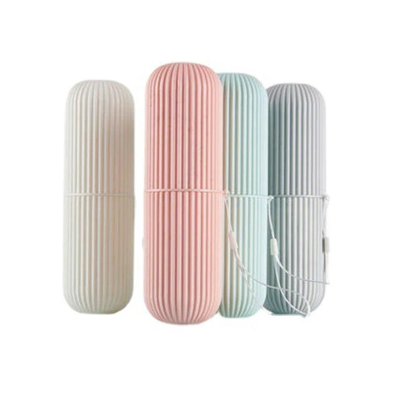 Travel Portable Toothbrush Cup Bathroom Toothpaste Holder Storage Case