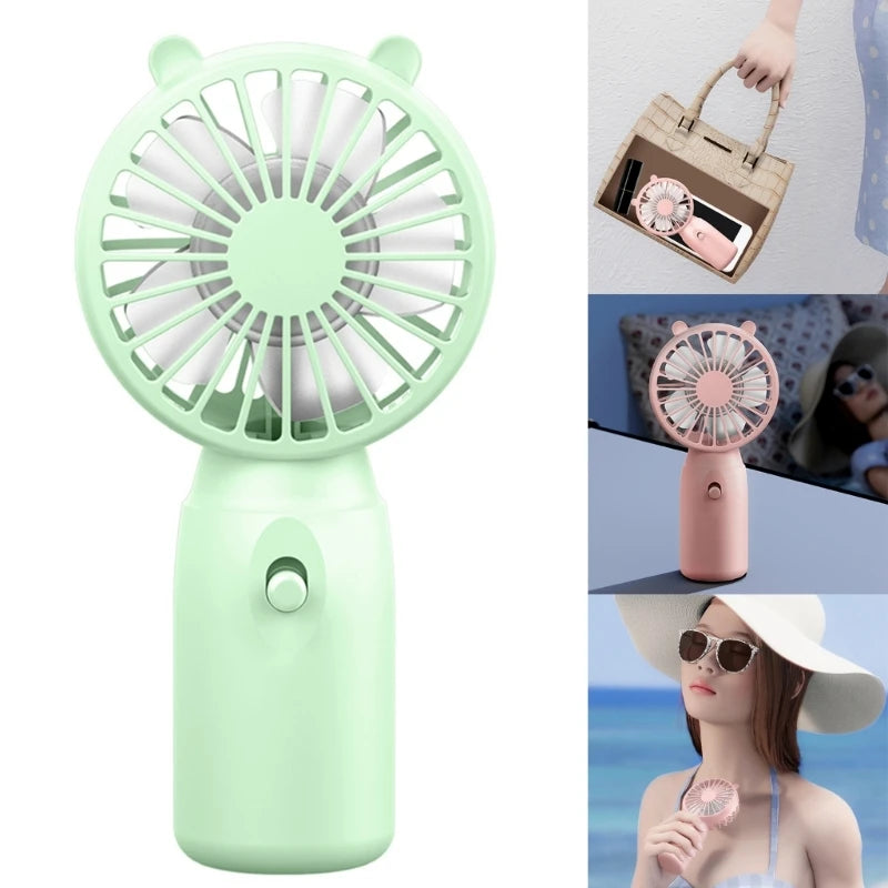 G5AA Handheld Fan Mini Cooling Fans AA-Battery Operated Small Fan for