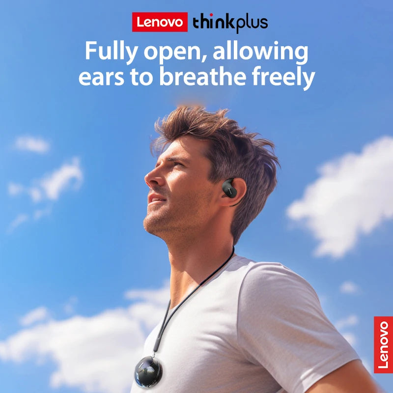 Lenovo OWS Wireless Headphones Bluetooth Earphones with Mics HiFi